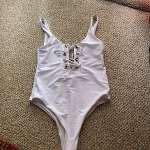 White Full Piece, worn once